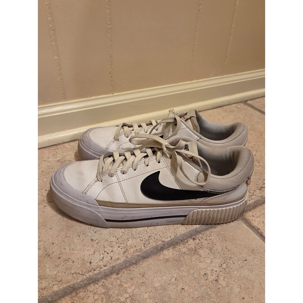 Nike Court Legacy Lift Platform Sneakers w/ Layered Midsole Women's 10